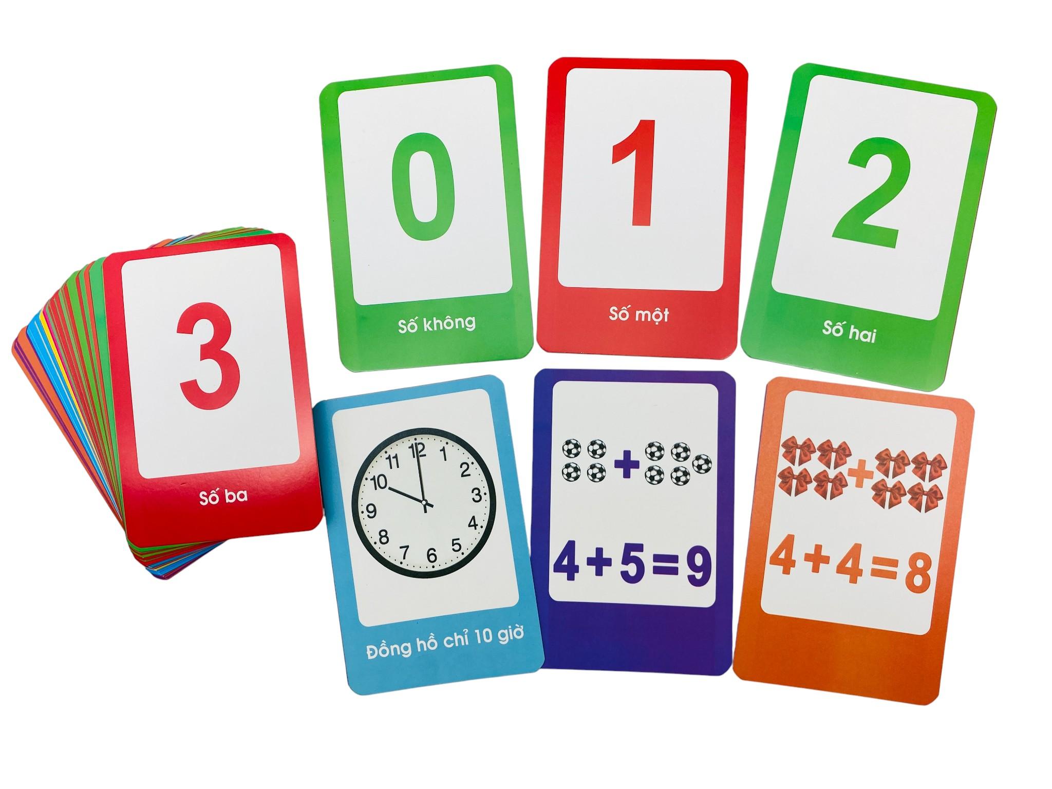 Sách - Flashcard - Bộ Thẻ Thông Minh - Bé Học Toán (1-6 Tuổi) (Tái Bản 2025)