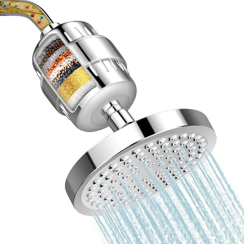 Lớp 15 Bộ lọc đầu vòi hoa sen cho nước cứng để  clo và các chất có hại