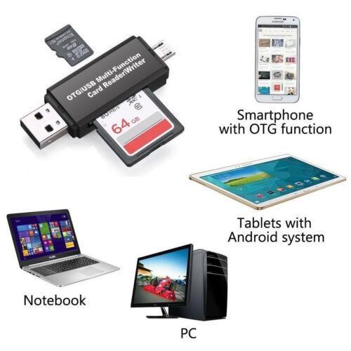 Đầu đọc thẻ nhớ USB OTG sang USB 2.0 SD / Micro SD