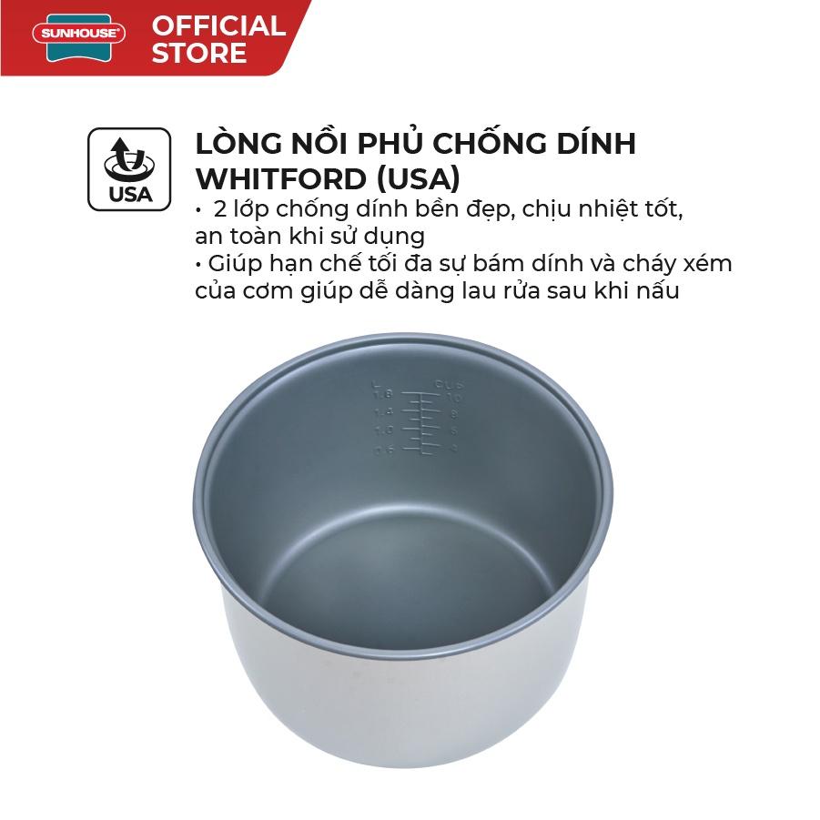 [Hàng Chính Hãng] Nồi Cơm Điện Sunhouse SHD8616 1.8L