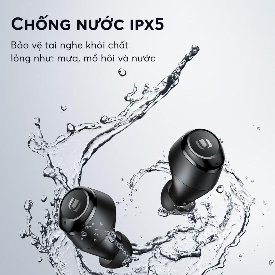 Tai nghe Bluetooth TWS UGREEN Hi-tune WS100 - Âm thanh Hifi, chống nước IPX5, sạc 15 phút nghe nhạc 2 giờ - Hàng Chính Hãng