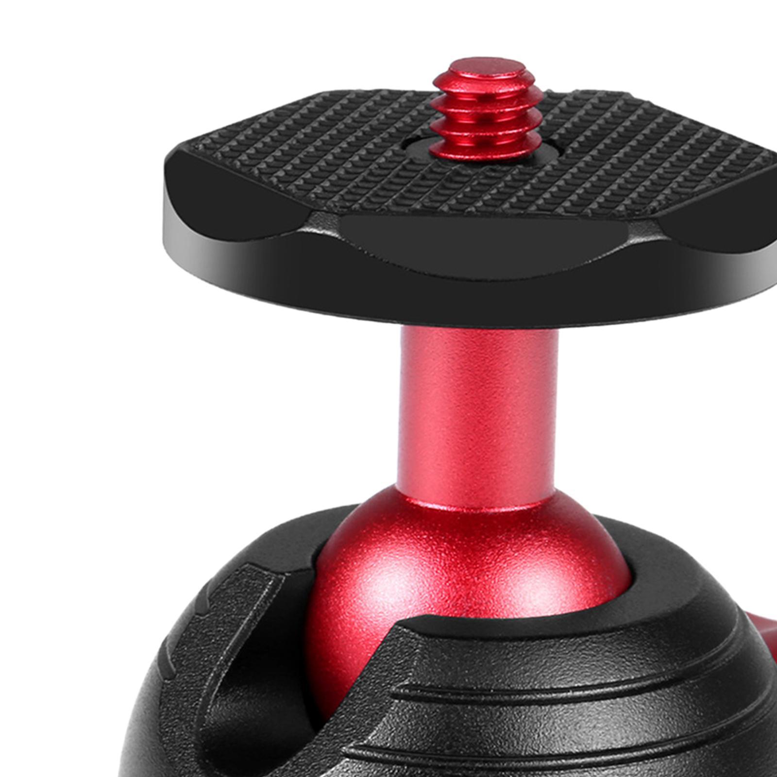 360 Degree Rotating Panoramic Tripod Ball Head, 1/4 inch Screw, 1/4 inch to 3/8 inch Screw Hole for DSLR Camera LED Lights