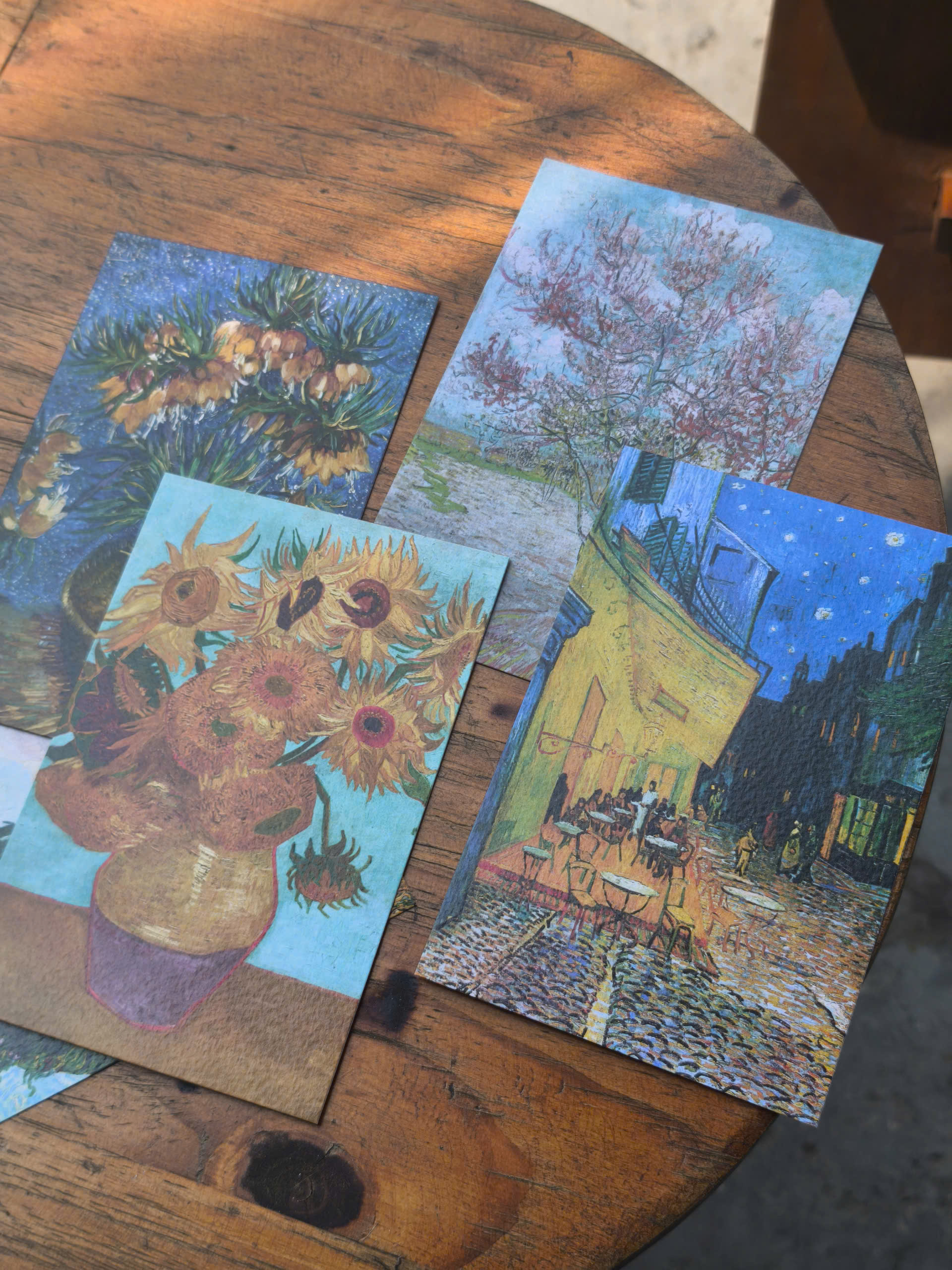 BỘ 100 POSTCARD VAN GOGH – Giấy mỹ thuật 300g cao cấp - Nho Xanh