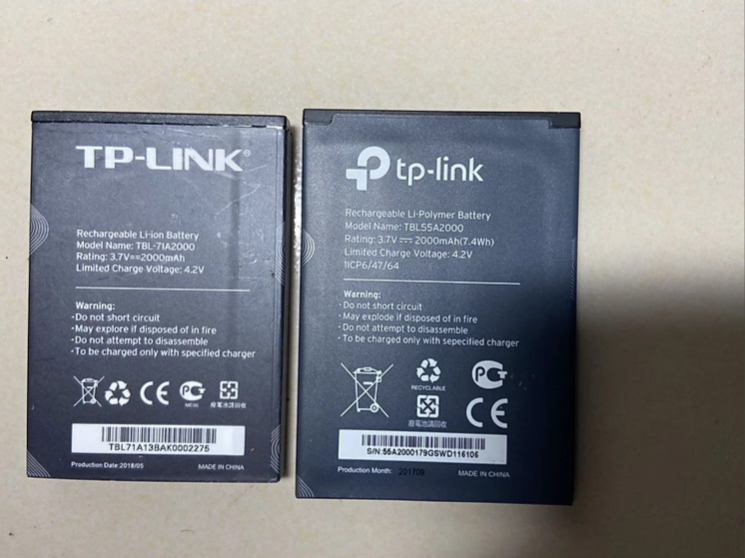 Pin TBL-71A2000 Thay Thế Cho Các Bộ Phát Wifi TP-Link M5250, M5350, M7350 (V5 trở lên), M7300, M7000, M7200