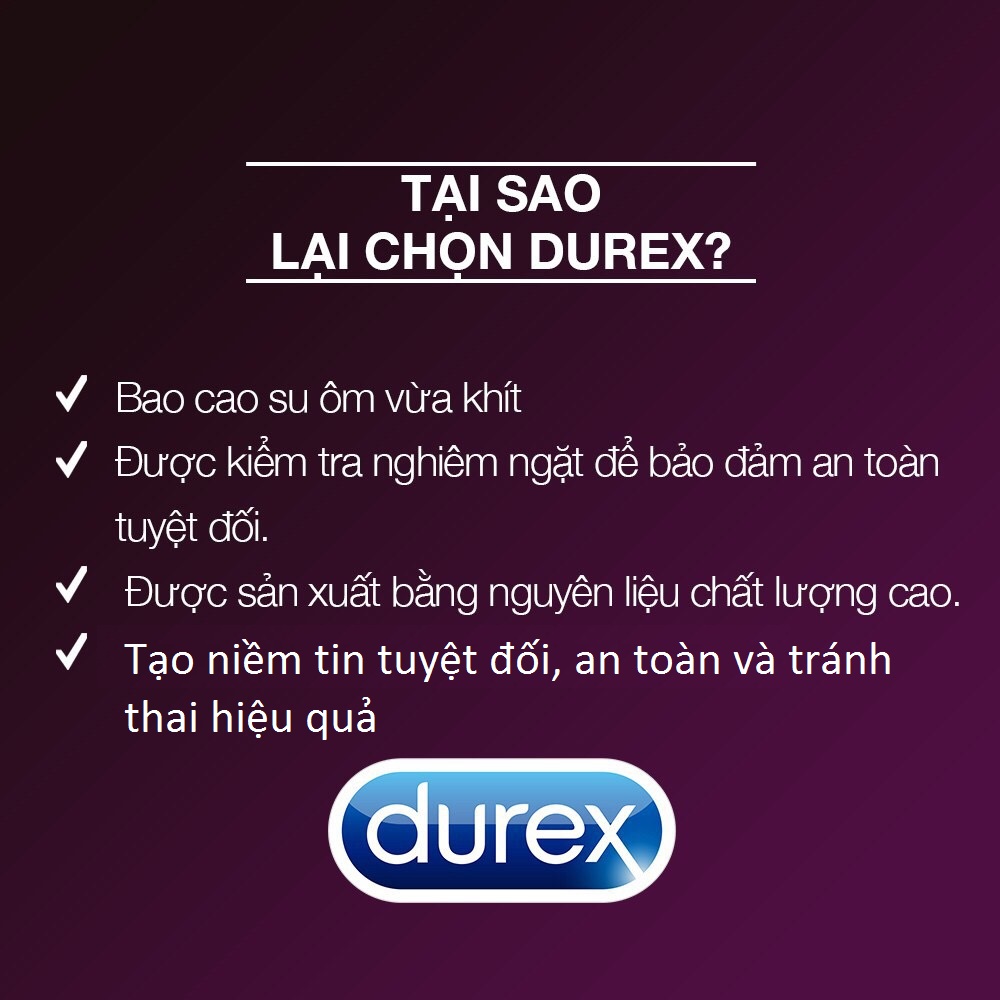 Bộ 2 hộp Bao cao su Durex Performa 12 bao / hộp - Thiết kế 52mm giúp Chống xuất tinh sớm HSD 2024