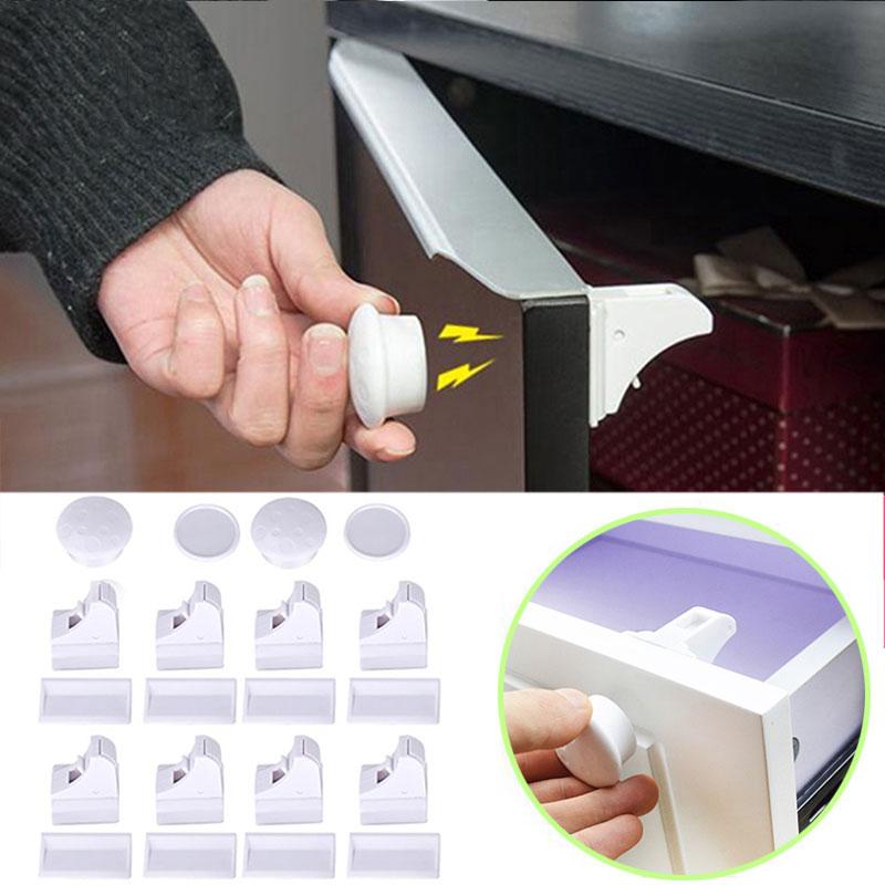 Từ Khóa Trẻ Em Trẻ Em Bảo Vệ An Toàn Cho Bé Ngăn Kéo Khóa Chốt Cửa Tủ Khóa Limiter Trẻ Em Ổ Khóa Bảo Vệ