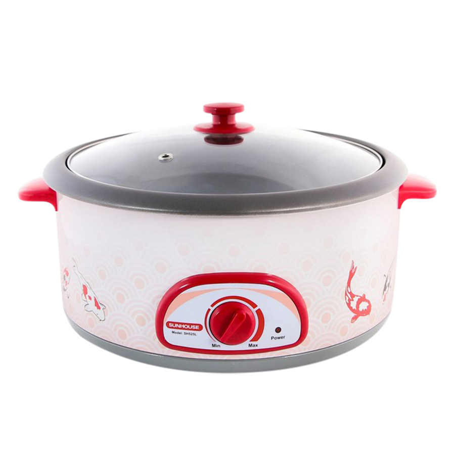 Nồi Lẩu Điện Sunhouse Sh525 4L - Hàng Chính Hãng