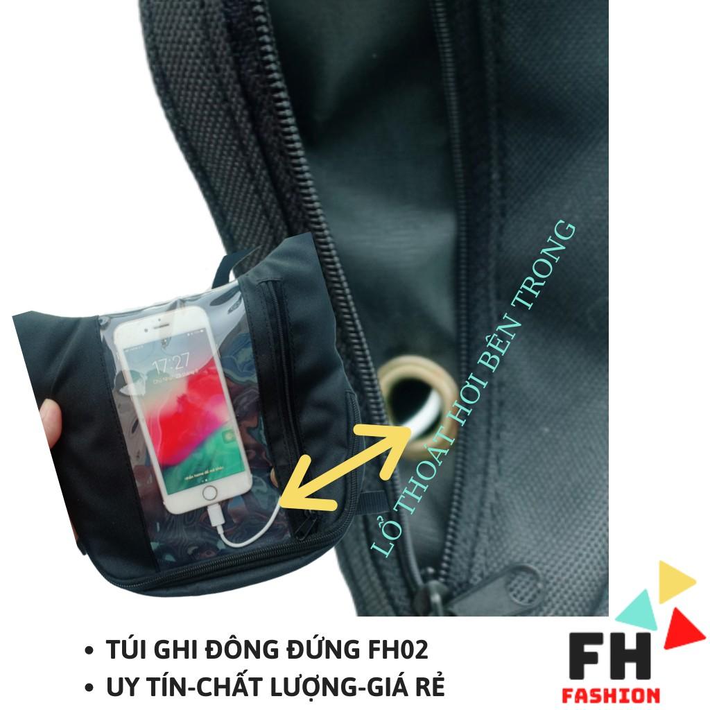 Túi Ghi Đông TReo Xe Máy Mẫu Đứng Sunha Vải Bố , Túi Treo Đầu Xe Máy Vải Bố Mẫu Đứng , Túi Ghi Đông Đứng SGT 839