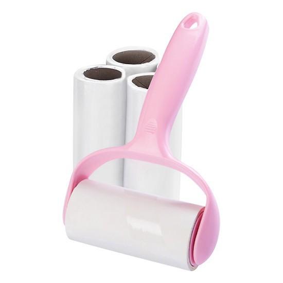 Cây Lăn Bụi Quần Áo, Lông Chó Mèo Tặng Kèm 2 Cuộn Lăn Siêu Tiện Lợi