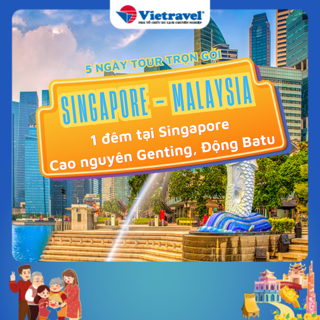 Hình ảnh [EVoucher Vietravel] Singapore - Malaysia (01 đêm tại Singapore)