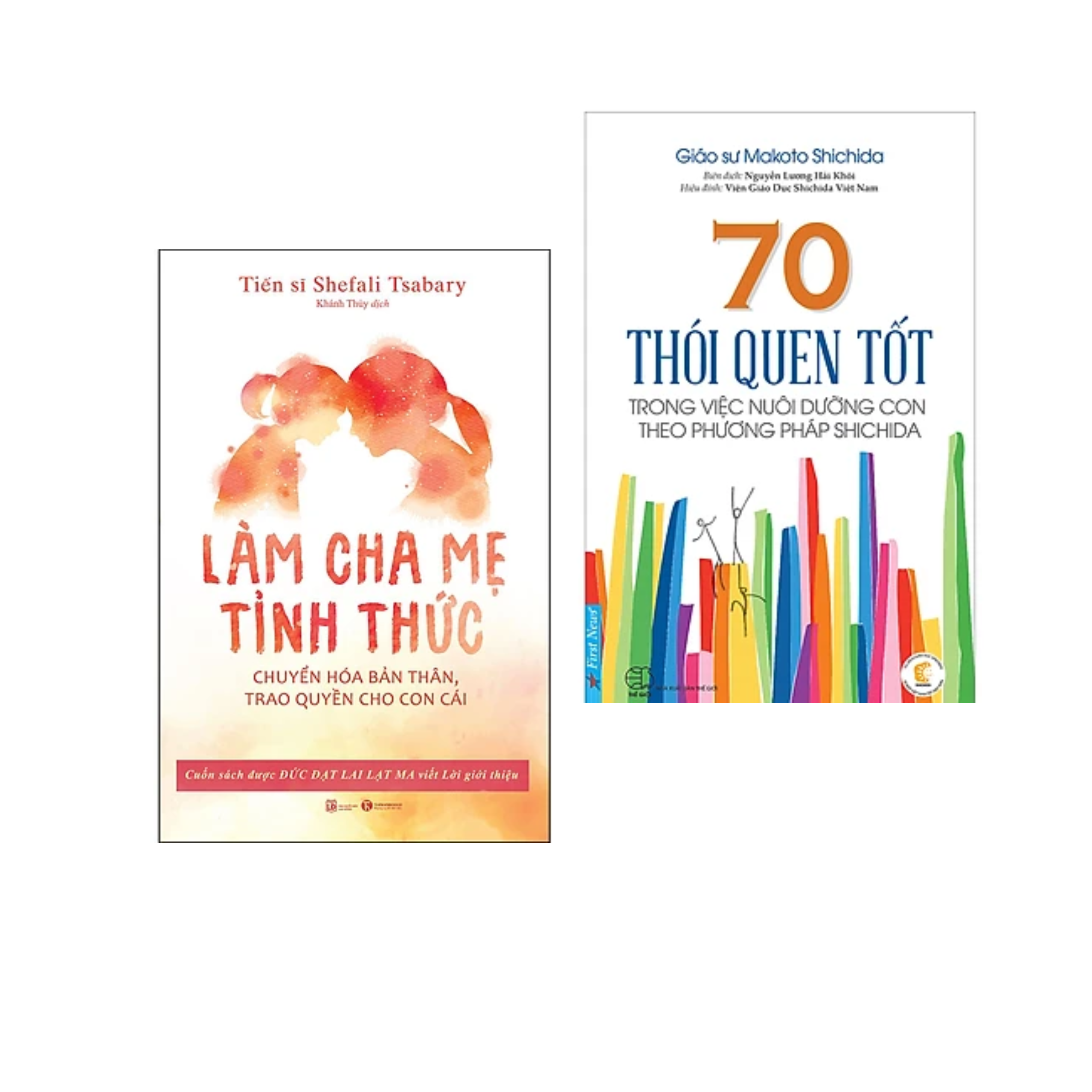 Combo 2 cuốn sách Làm Cha Mẹ: 70 Thói Quen Tốt Trong Việc Nuôi Dưỡng Con Theo Phương Pháp Shichida +  Làm Cha Mẹ Tỉnh Thức - Chuyển Hóa Bản Thân, Trao Quyền Cho Con Cái