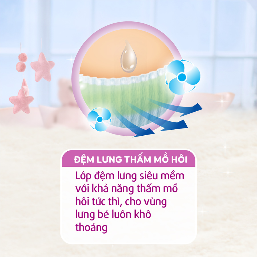 Tã quần Bobby Mega Jumbo M120 - Lõi nén thần kì 3mm - Siêu mỏng khô thoáng bất ngờ - Tặng thêm 12 miếng