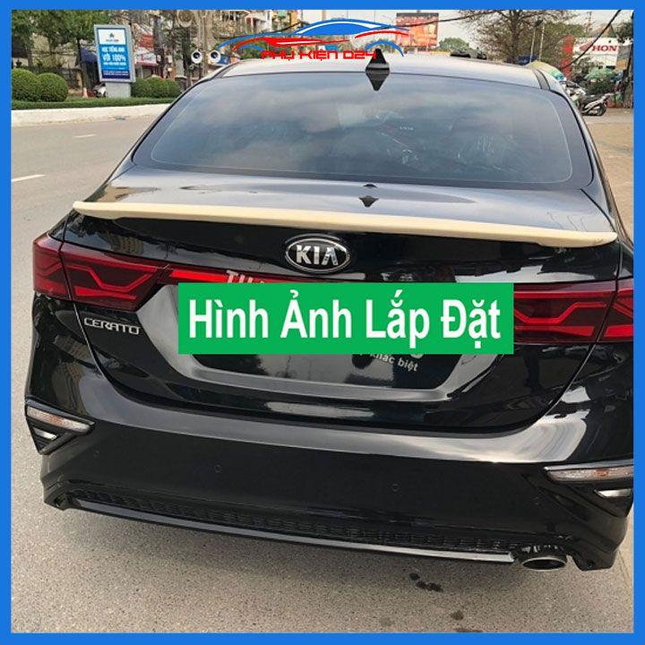 Đuôi gió sau xe liền cốp Kia K3, Cerato 2016-2017-2018 hàng mộc chưa sơn