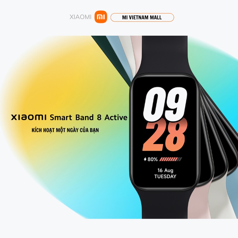 Vòng Đeo Tay Thông Minh Xiaomi Mi Band 8 Active - Hàng Chính Hãng