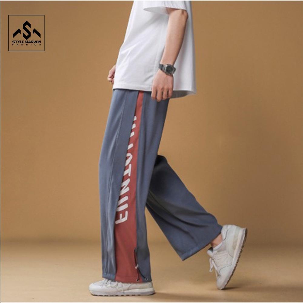 Quần Jogger Ống Suông Rộng Phối Viền Sọc Màu Kiểu Dáng Trẻ Trung Năng Động STYLE MARVEN - JOGGER NAM 90000100C2