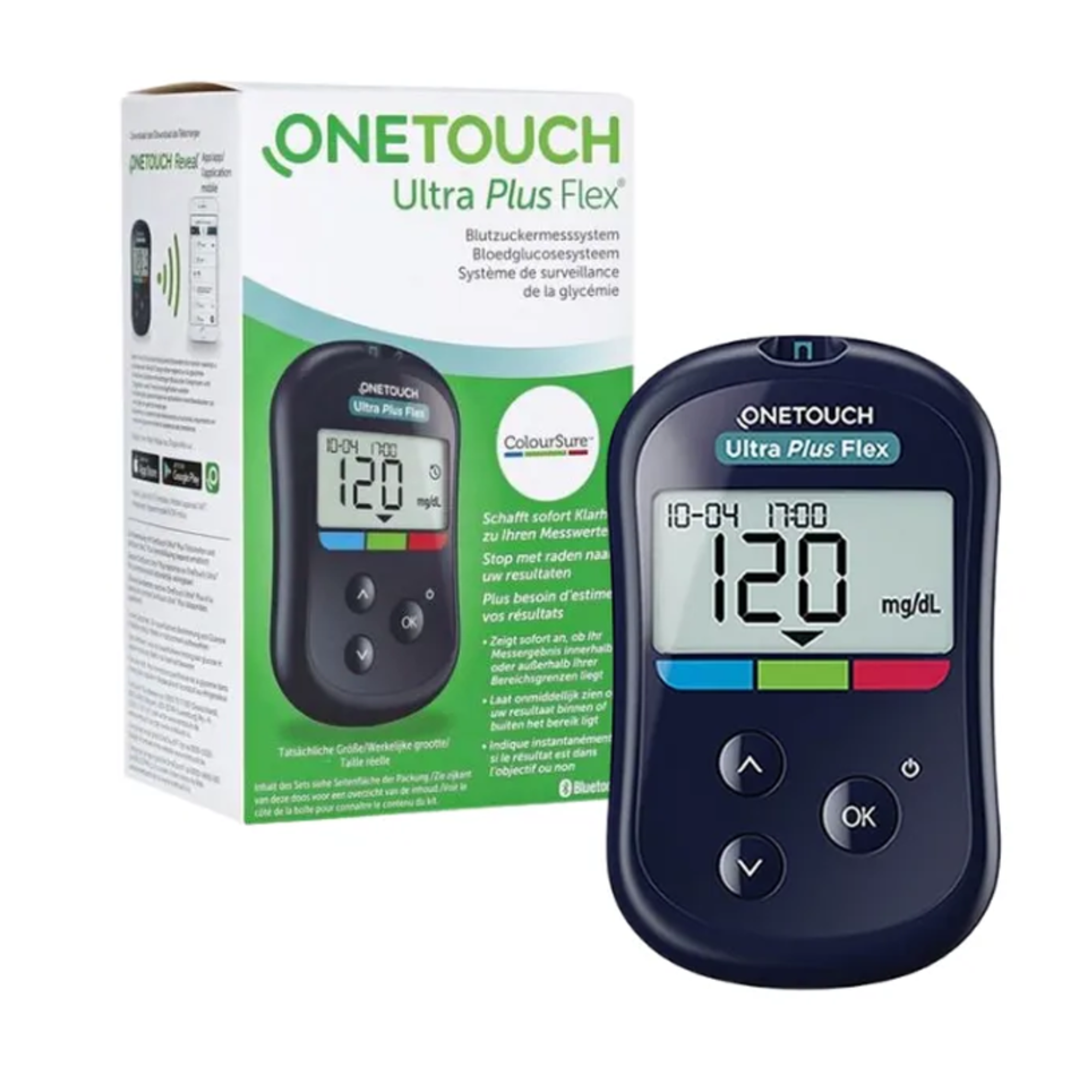 Máy đo đường huyết tiểu đường One Touch Ultra Plus Flex gồm Bút và Kim TẶNG hộp 25 que thử