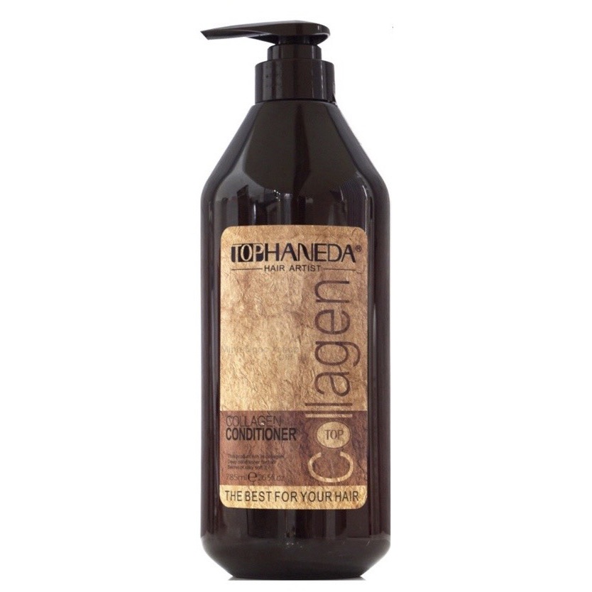 Dầu xả Top Haneda Collagen conditioner phục hồi siêu mượt tóc 785ml - Hàng chính hãng