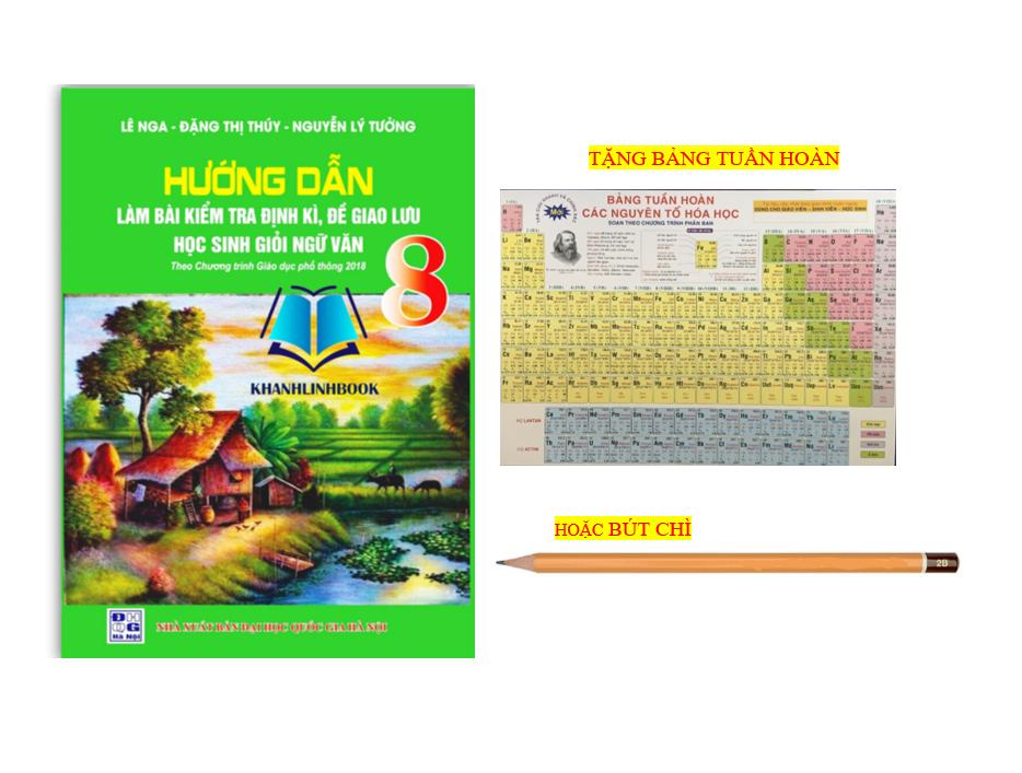 Sách - Hướng dẫn làm bài kiểm tra ngữ văn định kì, đề giao lưu học sinh giỏi ngữ văn 8