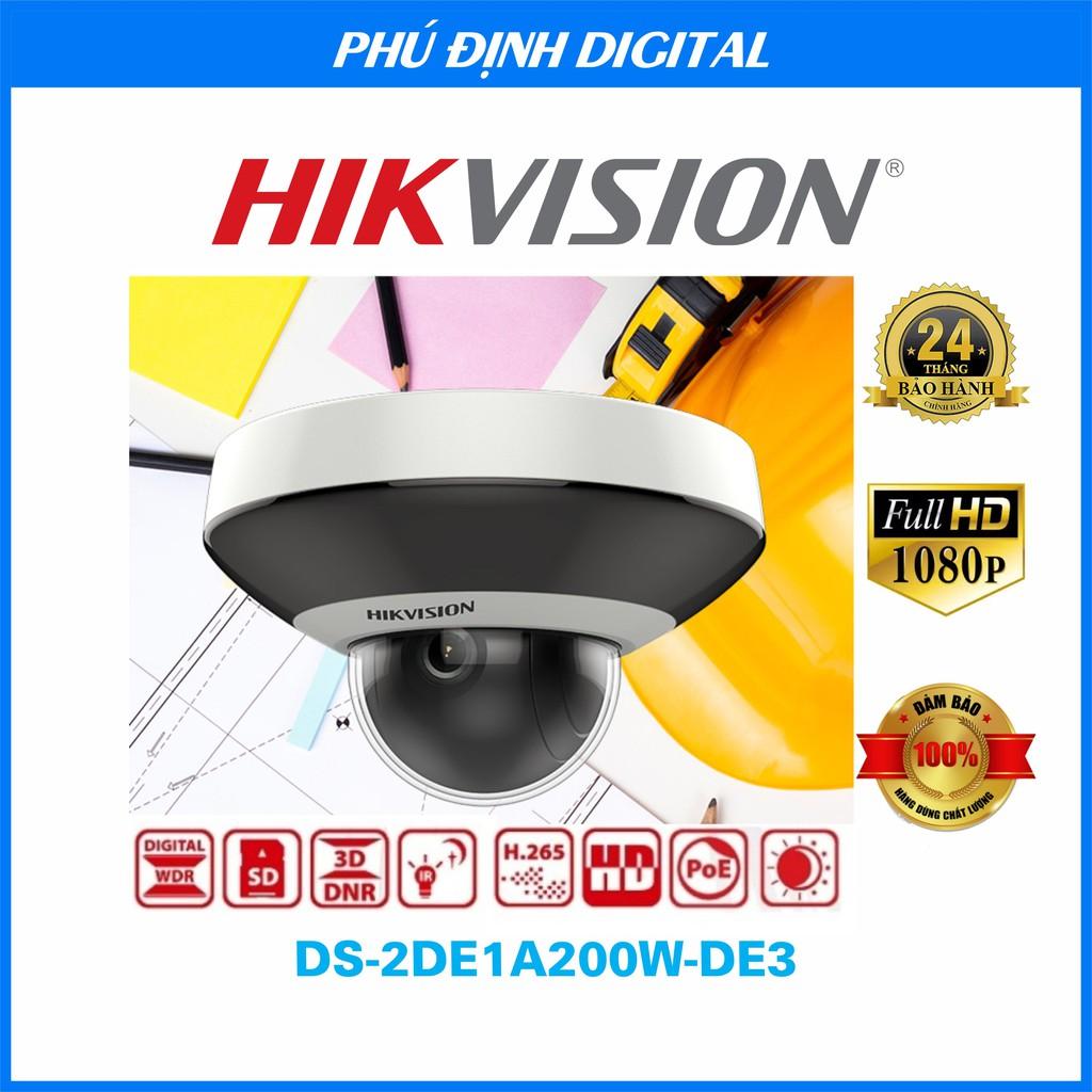 Camera Quay quyét trong nhà 2mp Hikvision mã DS-2DE1A200W-DE3 - Hàng Chính Hãng