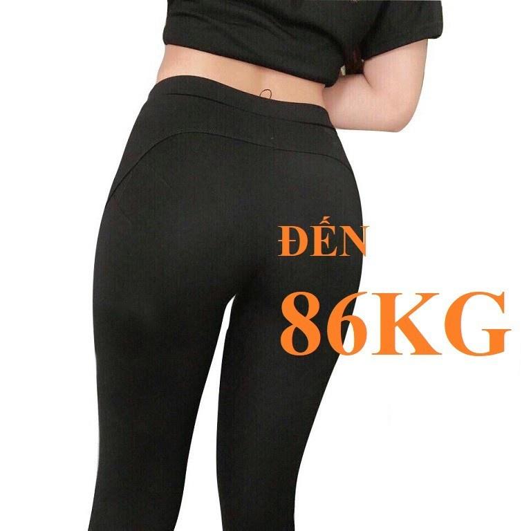 QUẦN LEGGING NÂNG MÔNG DÀI VẢI DÀY ĐẸP có big size 7XL 90KG