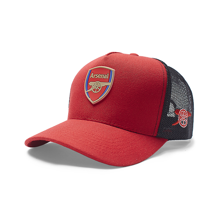 Nón kết, mũ lưỡi trai Trucker CLB Arsenal vải Kaki phối lưới đẹp thời trang siêu đẹp
