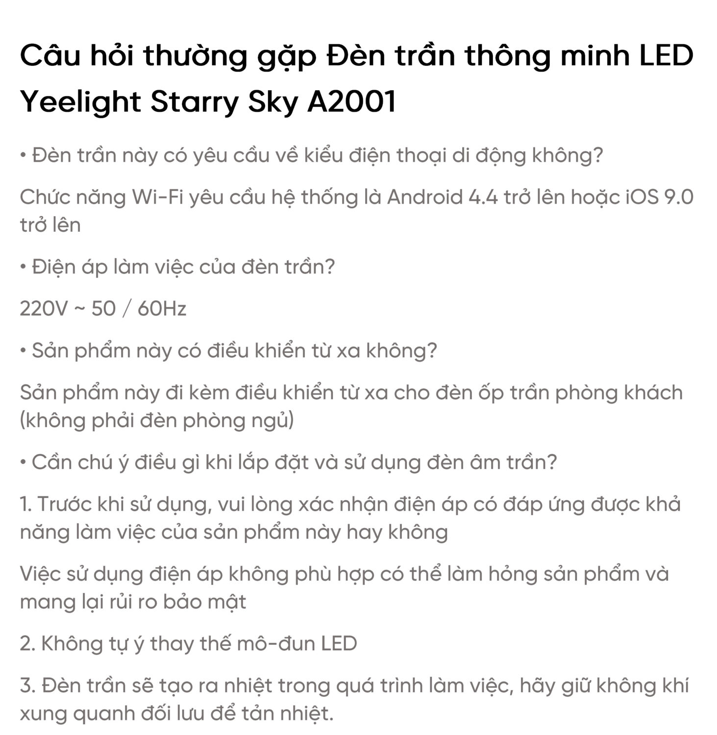 ĐÈN LED ỐP TRẦN THÔNG MINH YEELIGHT Starry Series A2001 - Bản Quốc Tế - Hỗ trợ Apple Homekit