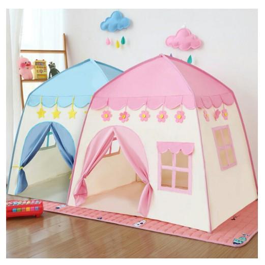 Lều cho bé lều công chúa hoàng tử 2 màu xanh - hồng