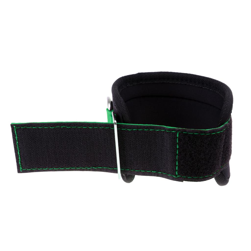 Fitness Ankle Straps Strength Pull Exercise Training Anchor D-ring Green