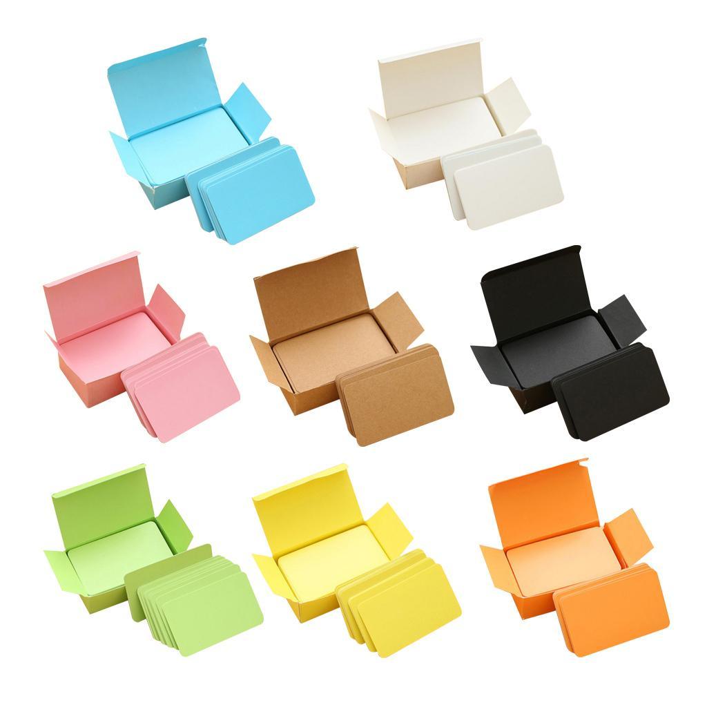 2 Color Boxes, Blank Flash Cards Quick Message Notecards