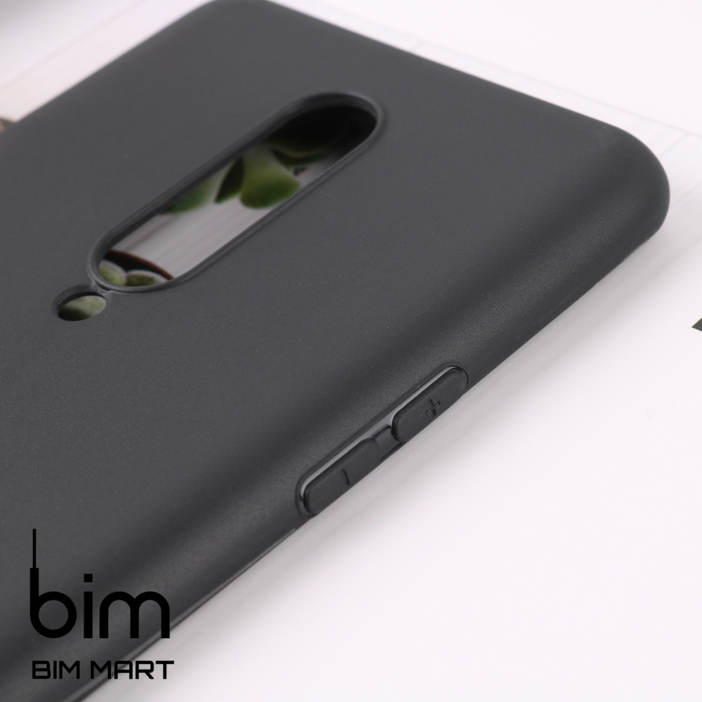 Ốp lưng dành cho OnePlus 8 silicon dẻo màu đen bảo vệ camera chống sốc cao cấp