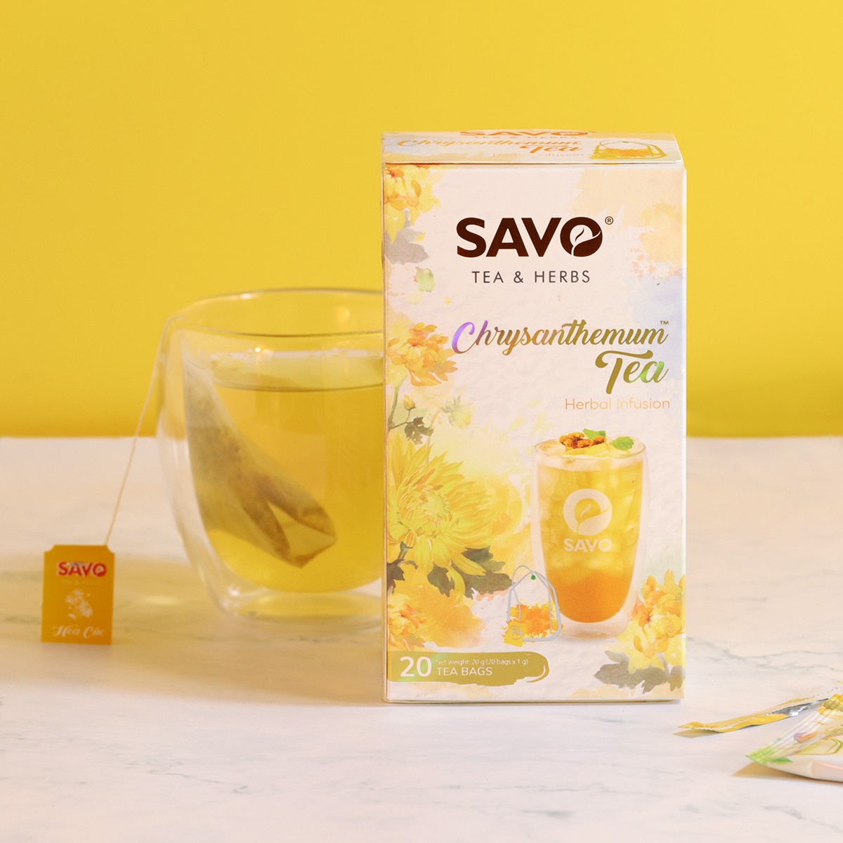 Trà Thảo Mộc SAVO HOA CÚC