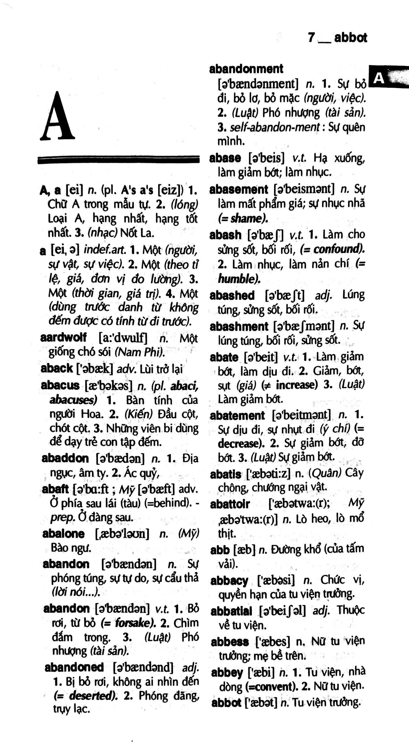 Sách - Từ Điển Anh-Việt - 340.000 Mục Từ Và Định Nghĩa (Tái Bản 2024)