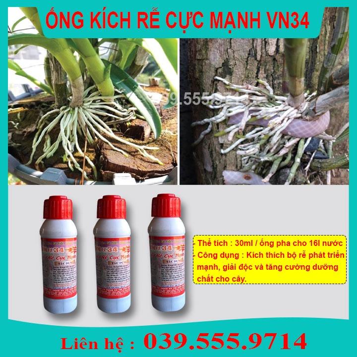 Chế Phẩm Kích Thích Sinh Trưởng VN34 30ml- Tăng cường phát triển vi sinh vât