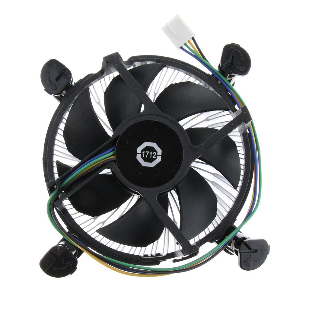 Prettyia Aluminum Cooled Fan 9cm CPU Cooler Heatsink 150K for LGA 775 115X