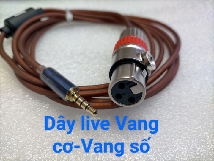 Dây Live Trực Tiếp Sound card - Vang Cơ - Vang Số - Ampli