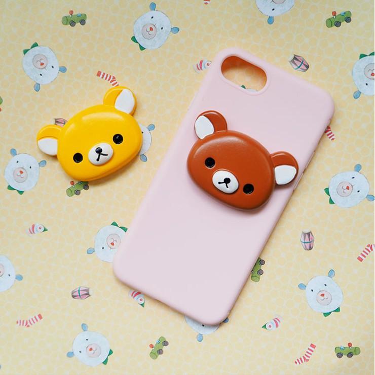 Chuyên Charm * Charm mô hình đầu gấu Brown Bear cho các bạn trang trí vỏ điện thoại, DIY