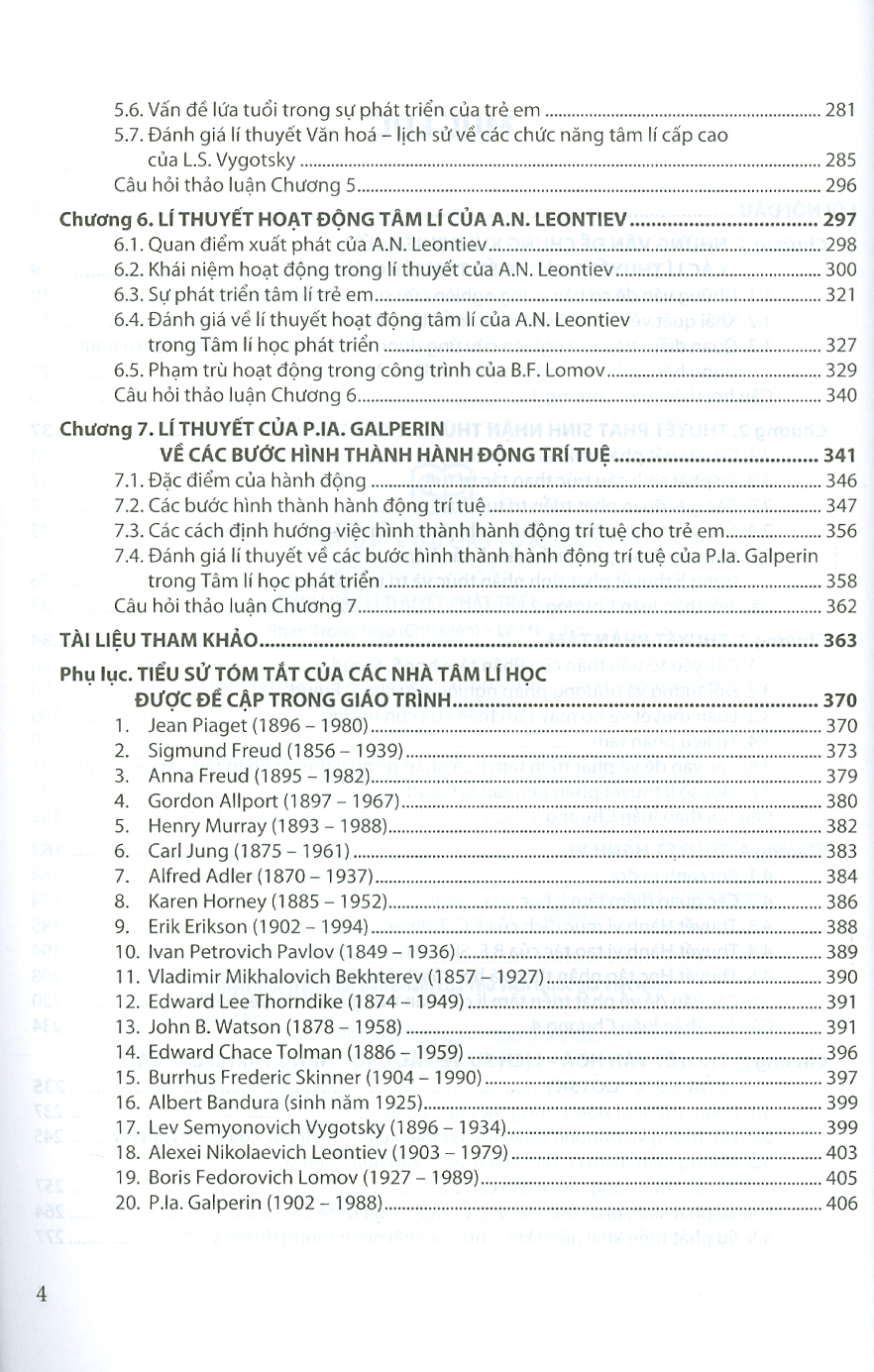 Giáo Trình Các Lí Thuyết Phát Triển Tâm Lí Người (Tái bản)
