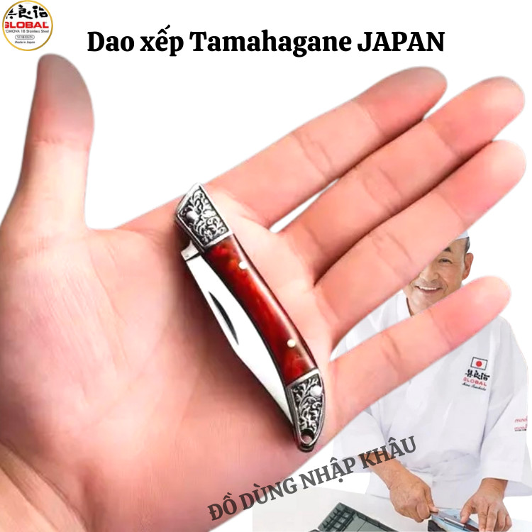 Dao xếp móc khóa Japan dao bỏ túi đa năng dao gọt trái cây, rọc giấy cắt tỉa cành cây