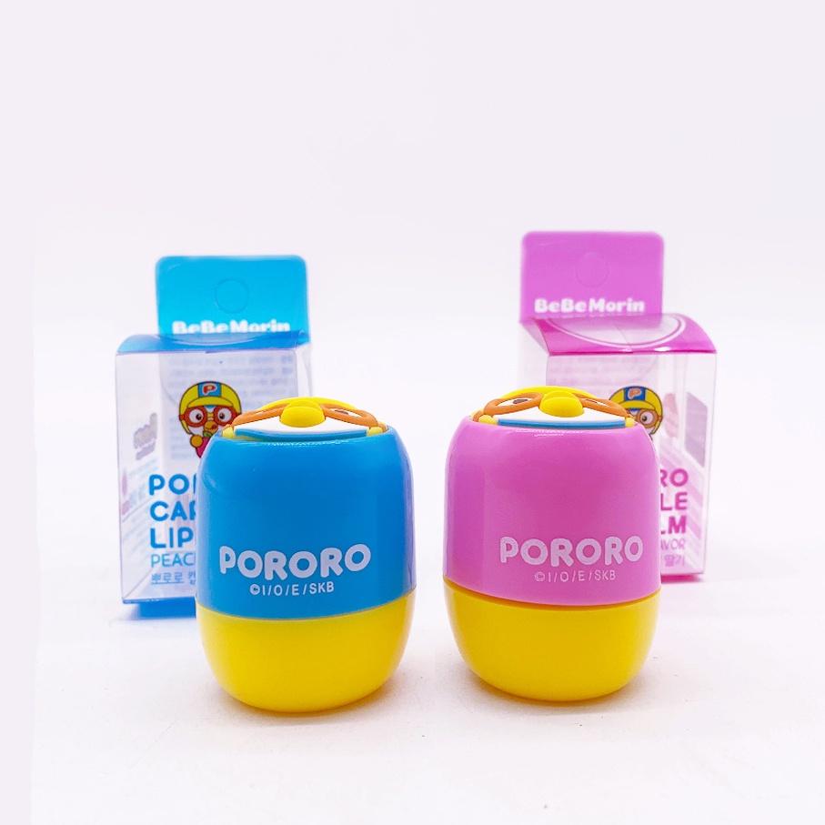 Son dưỡng môi trẻ em Pororo Capsule Lip Balm dưỡng ẩm hiệu quả an toàn cho bé Hàn Quốc 5,8g