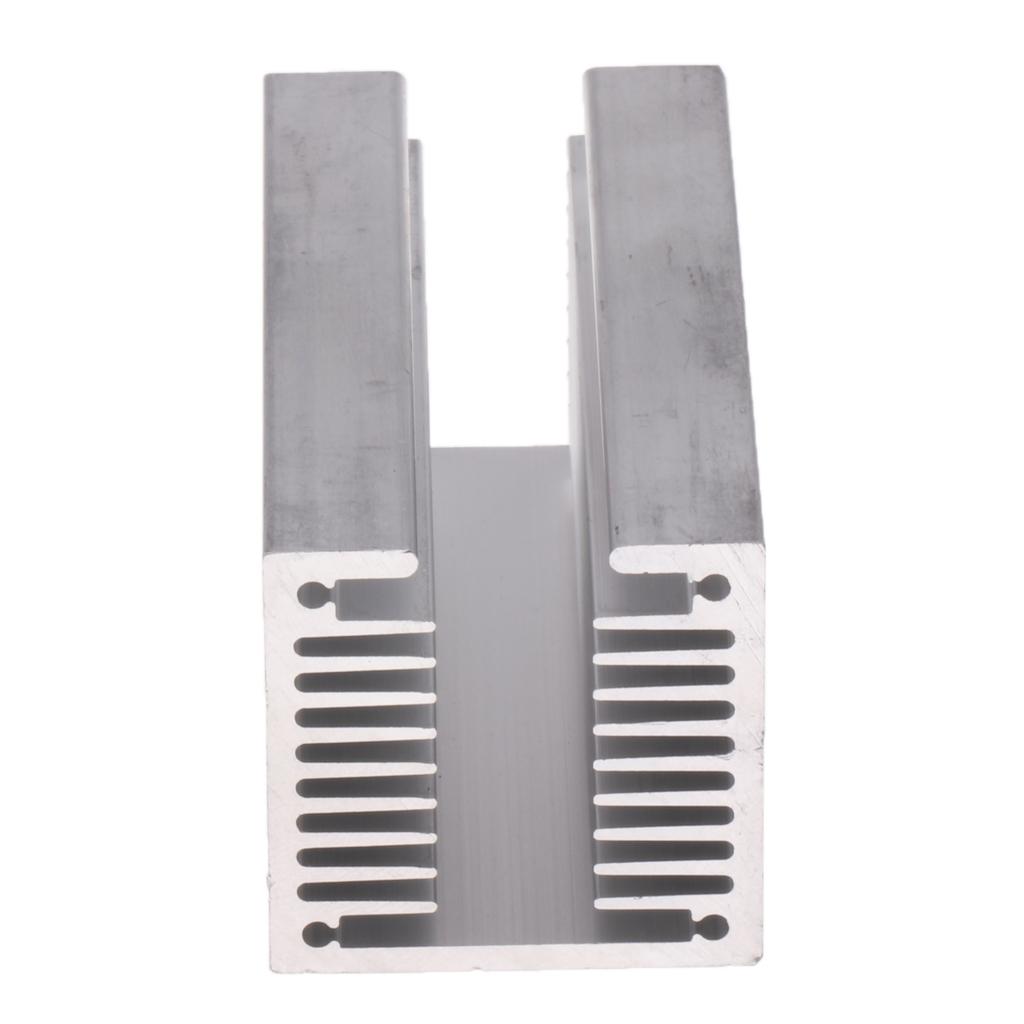 U Slotted Fan Heatsink Cooler Fin for Transistor Semiconductor Devices