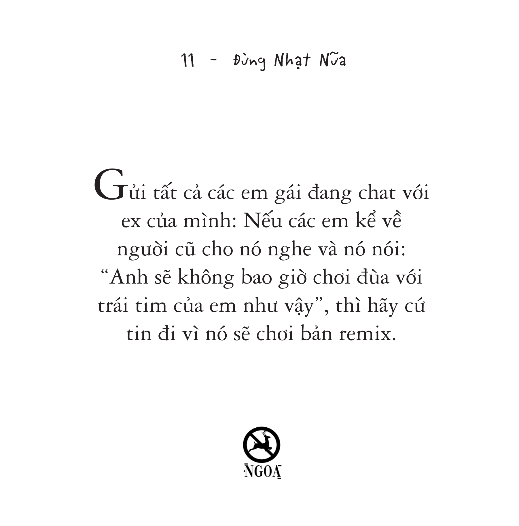 Đừng Nhạt Nữa