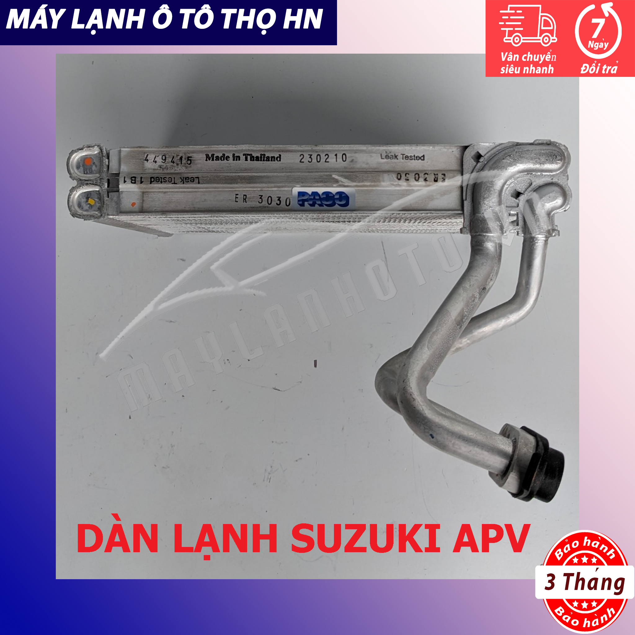 Dàn lạnh Suzuki APV 2004 2005 2006 2007 2008 2009 2010 2011 2012 Hàng xịn Thái Lan 04 05 06 07 08 09 10 11 12