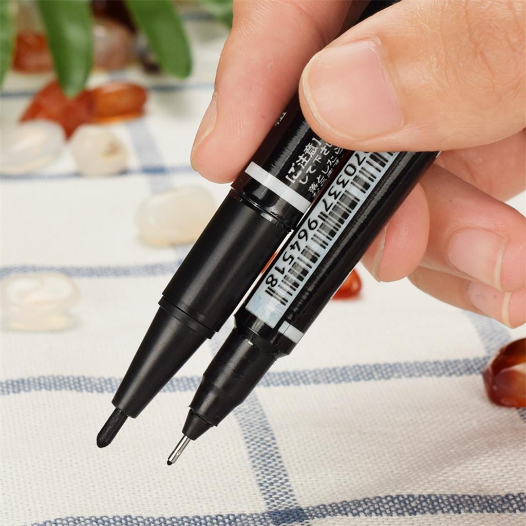 12x Dual Tip Skin Marker Pen Scribe Piercing Pen Tattoo Supply Body Art Tool