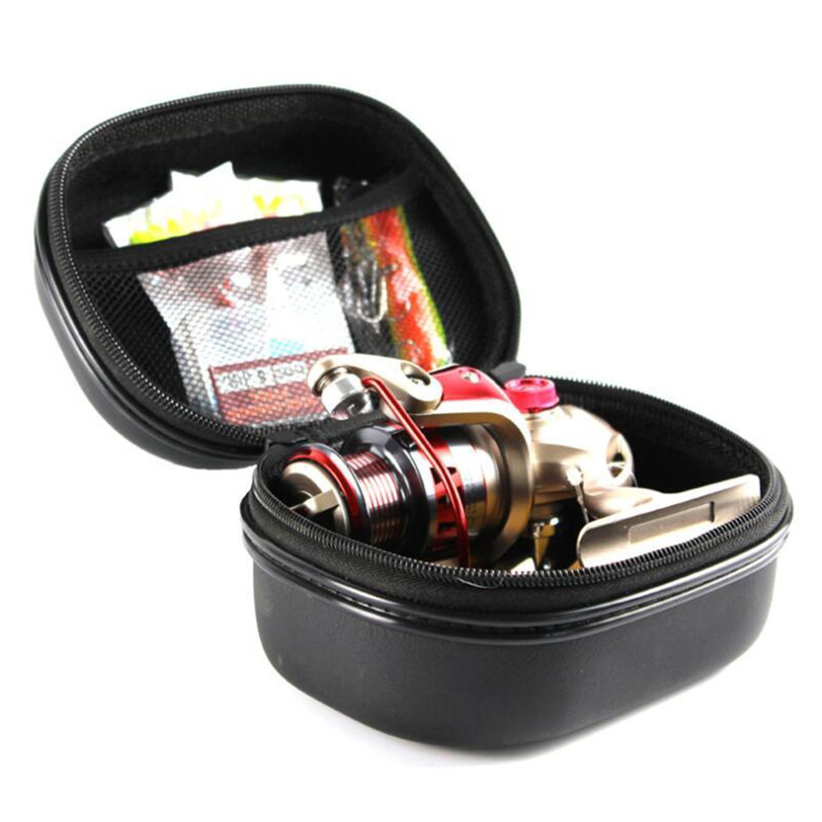 Neoprene Fishing Reel Cover Bag Protective Trolling Case Organizer Black
