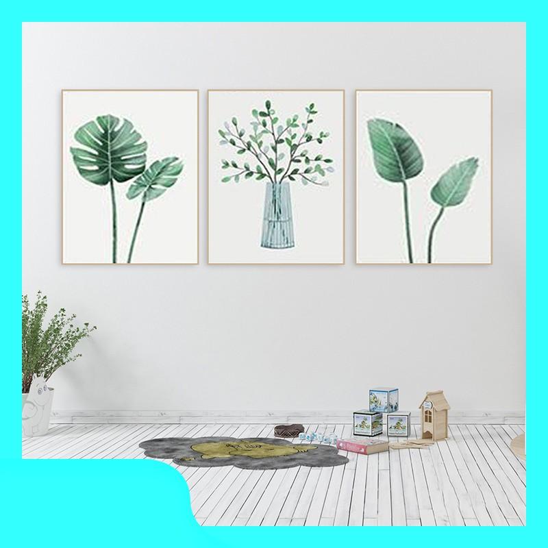 Tranh vải Canvas trang trí nhà cửa - Góc làm việc - Bàn học và trên các kệ trang trí
