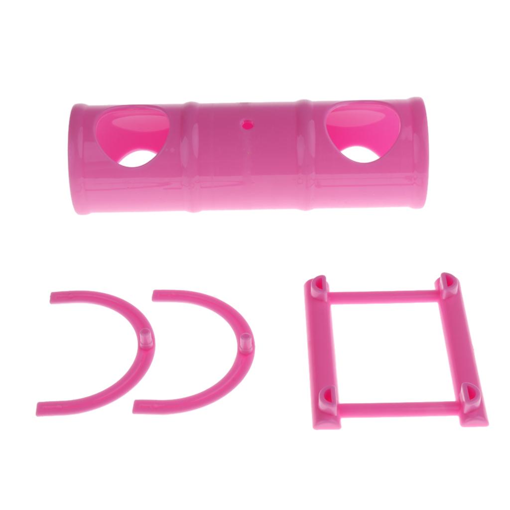 Set of 2, Animal Rat Chinchilla Guinea Pig Hamster Swing and Tunnel Tube