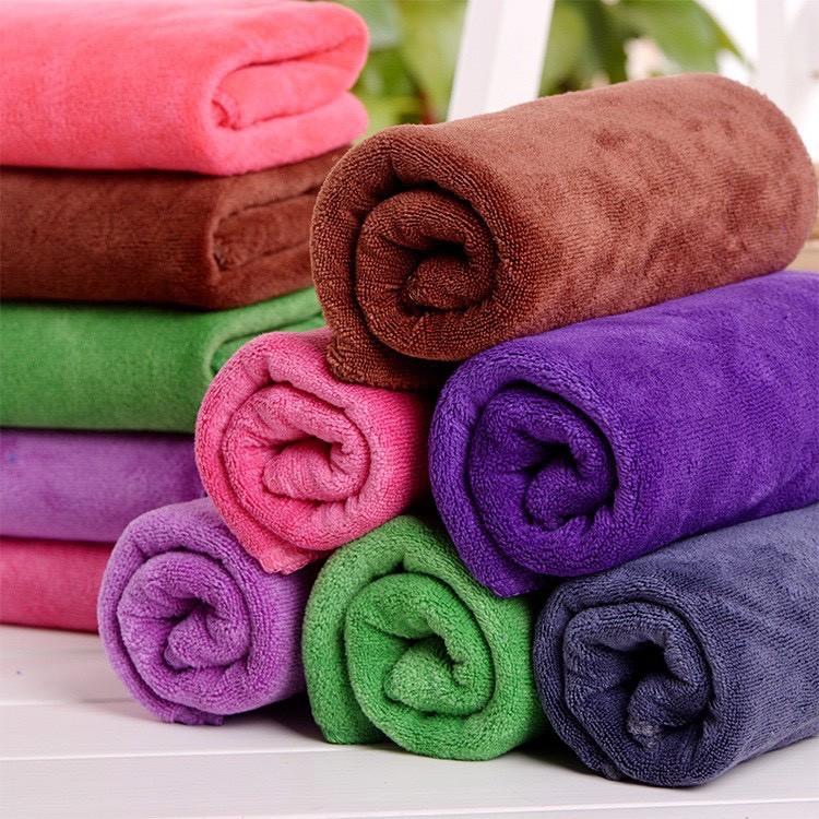 khăn lau xe microfiber đa năng, khăn lau sợi cotton bông mềm mịn, thấm hút tốt, chuyên dụng cho ô tô, xe máy