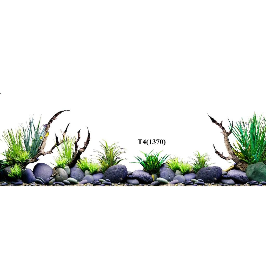 Tranh 3d dán hồ cá mẫu mã đa dạng có keo sẵn
