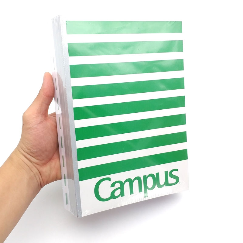 Vở Campus Répété Kẻ Ngang 200 Trang B5S NB-BSREP200 - Màu Xanh Lá