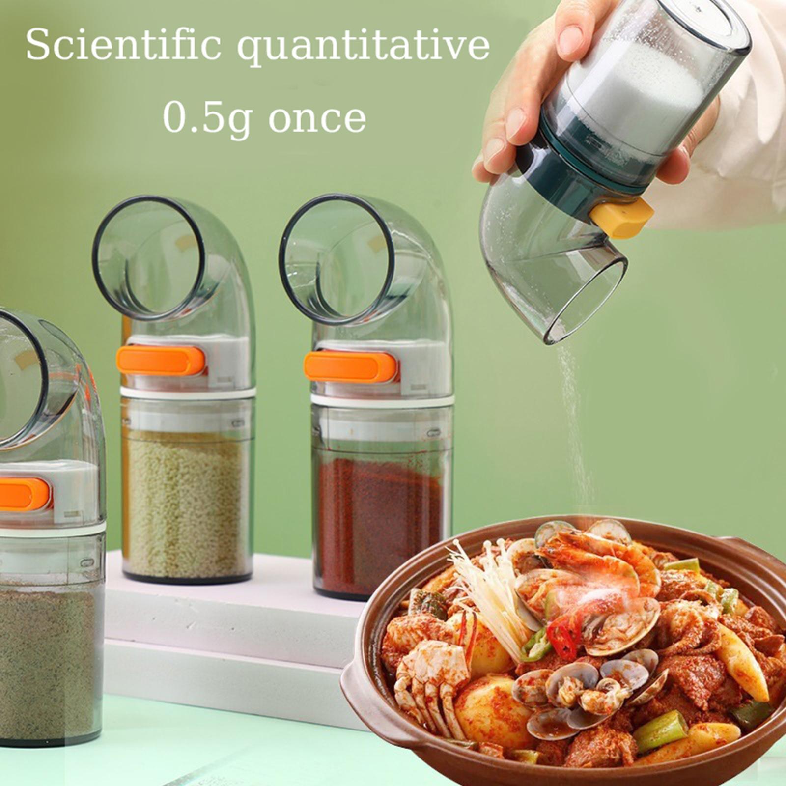 Salt Seasoning Jar Amount Dispenser Kitchen Spice Pots Seasoning Bottle Single